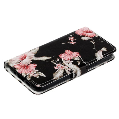 For Samsung Galaxy S24+ Case Pattern Printing Leather Wallet Flip Phone Cover
