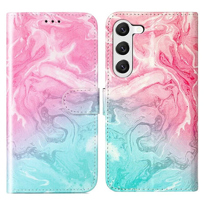 For Samsung Galaxy S24+ Case Pattern Printing Leather Wallet Flip Phone Cover
