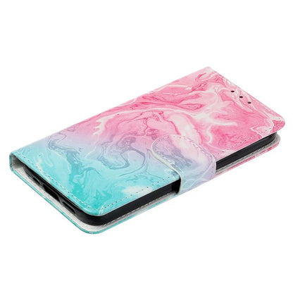 For Samsung Galaxy S24+ Case Pattern Printing Leather Wallet Flip Phone Cover
