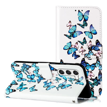 For Samsung Galaxy S24+ Case Pattern Printing Leather Wallet Flip Phone Cover