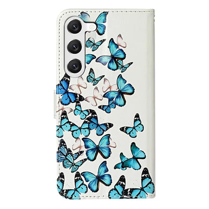 For Samsung Galaxy S24+ Case Pattern Printing Leather Wallet Flip Phone Cover