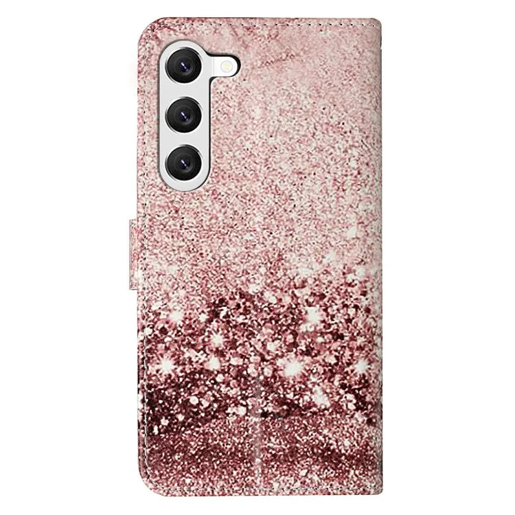 For Samsung Galaxy S24+ Case Pattern Printing Leather Wallet Flip Phone Cover