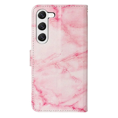For Samsung Galaxy S24+ Case Pattern Printing Leather Wallet Flip Phone Cover