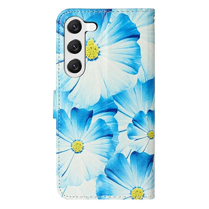 For Samsung Galaxy S24+ Case Pattern Printing Leather Wallet Flip Phone Cover