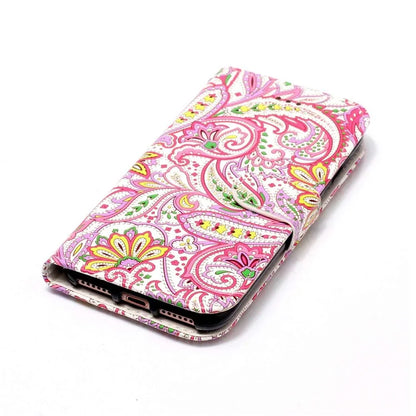 For Samsung Galaxy S24 Cover Pattern Printing Leather Wallet Flip Stand Phone Case