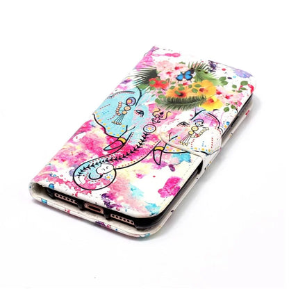 For Samsung Galaxy S24+ Case Pattern Printing Folding Stand PU Leather Phone Cover