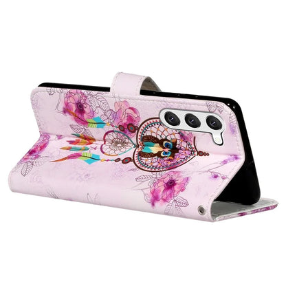 For Samsung Galaxy S24+ Case Pattern Printing Folding Stand PU Leather Phone Cover