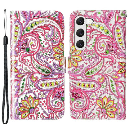 For Samsung Galaxy S24+ Case Pattern Printing Folding Stand PU Leather Phone Cover