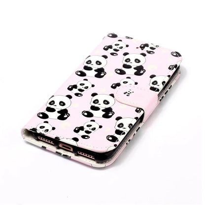 For Samsung Galaxy S24+ Case Pattern Printing Folding Stand PU Leather Phone Cover