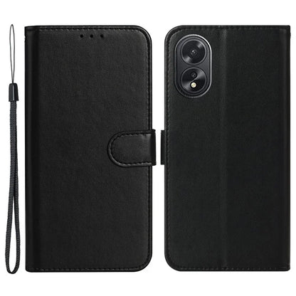 B40 For Oppo A38 4G / A18 4G Case PU Leather+TPU Well-protected Phone Wallet Cover
