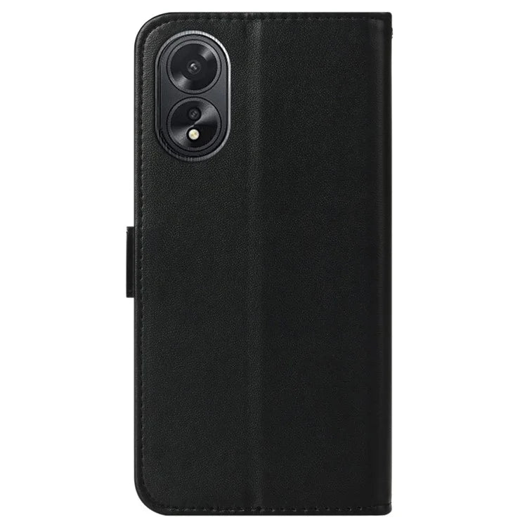 B40 For Oppo A38 4G / A18 4G Case PU Leather+TPU Well-protected Phone Wallet Cover