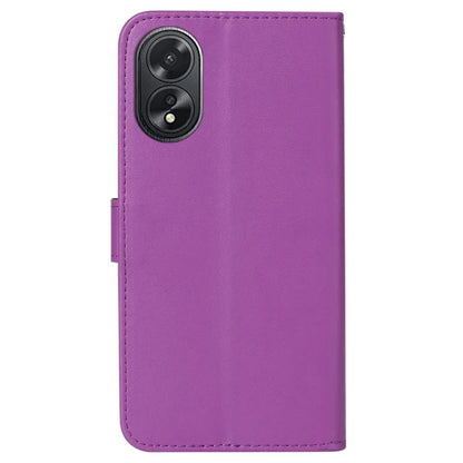 B40 For Oppo A38 4G / A18 4G Case PU Leather+TPU Well-protected Phone Wallet Cover