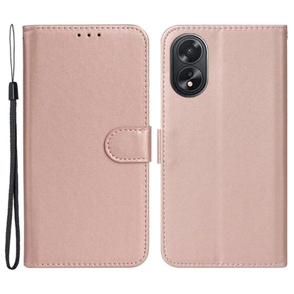 B40 For Oppo A38 4G / A18 4G Case PU Leather+TPU Well-protected Phone Wallet Cover
