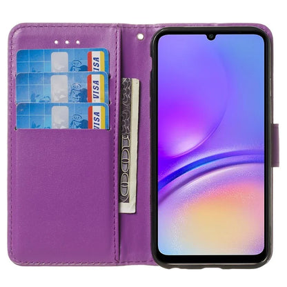 B40 For Samsung Galaxy S24 Ultra Leather Case Solid Color Anti-drop Wallet Phone Cover