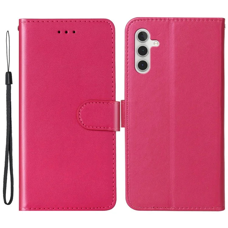 B40 For Samsung Galaxy S24 Case PU Leather Shockproof Wallet Stand Phone Cover