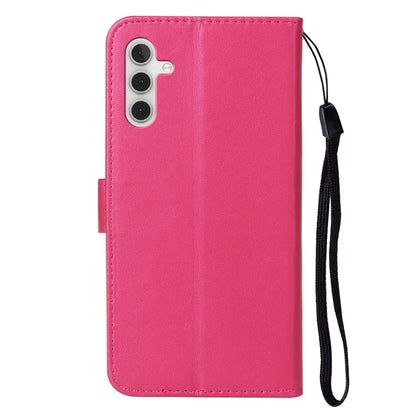 B40 For Samsung Galaxy S24 Case PU Leather Shockproof Wallet Stand Phone Cover