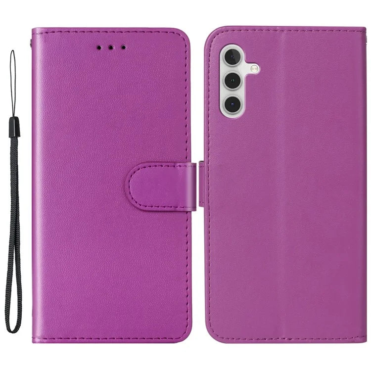 B40 For Samsung Galaxy S24 Case PU Leather Shockproof Wallet Stand Phone Cover