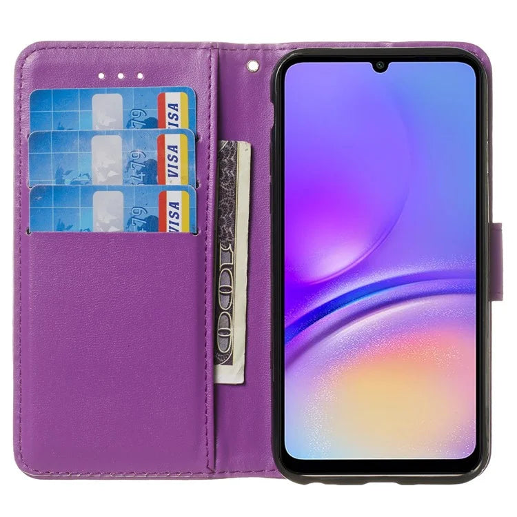 B40 For Samsung Galaxy S24 Case PU Leather Shockproof Wallet Stand Phone Cover