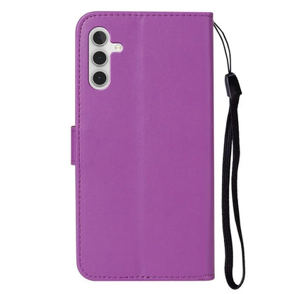 B40 For Samsung Galaxy S24 Case PU Leather Shockproof Wallet Stand Phone Cover