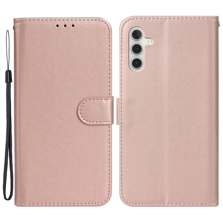 B40 For Samsung Galaxy S24+ Case PU Leather+TPU Full Protection Phone Wallet Cover Gold