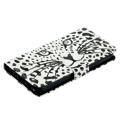 For Samsung Galaxy S24 Case 3D Pattern Printing PU Leather Wallet Phone Stand Cover Head