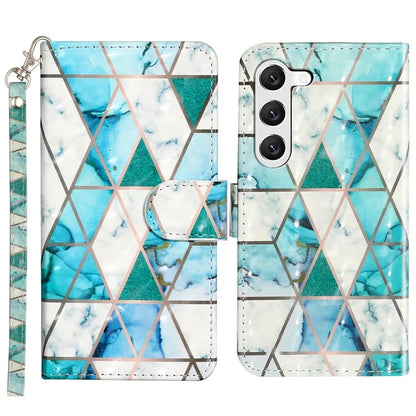 For Samsung Galaxy S24+ Case 3D Pattern Printing Anti-drop Wallet Leather Phone Cover