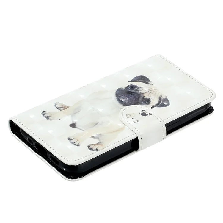 For Samsung Galaxy S24+ Case 3D Pattern Printing Anti-drop Wallet Leather Phone Cover