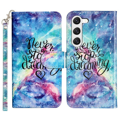 For Samsung Galaxy S24+ Case 3D Pattern Printing Anti-drop Wallet Leather Phone Cover