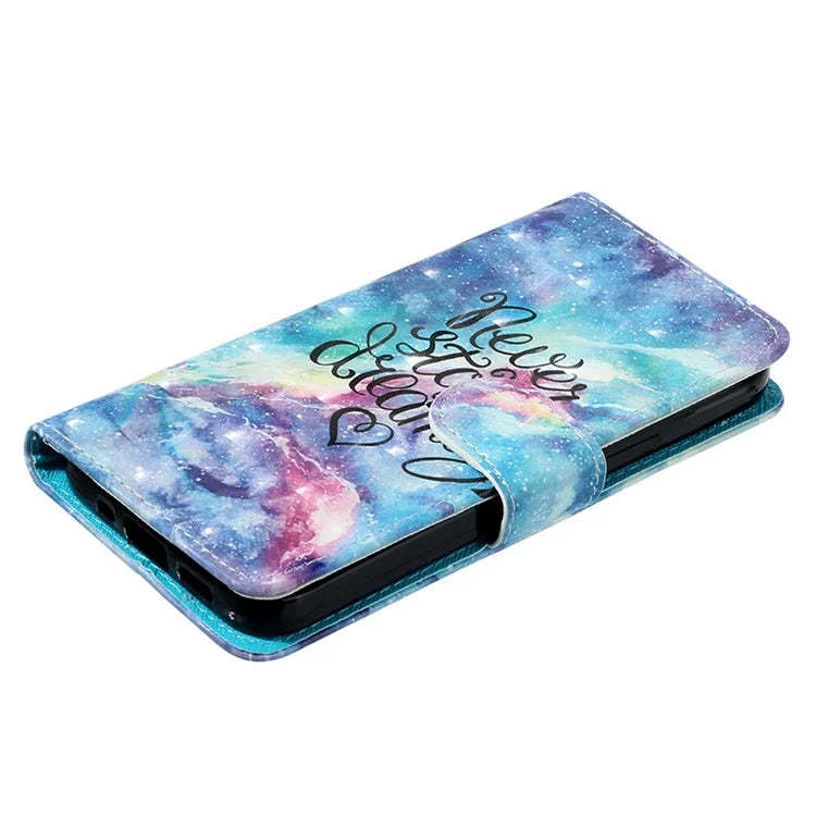 For Samsung Galaxy S24+ Case 3D Pattern Printing Anti-drop Wallet Leather Phone Cover