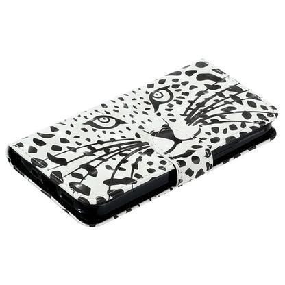 For Samsung Galaxy S24 Ultra Leather Cover Flip Stand 3D Pattern Printed Phone Case