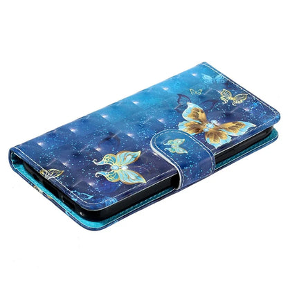 For Samsung Galaxy S24 Ultra Leather Cover Flip Stand 3D Pattern Printed Phone Case