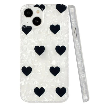 For iPhone 15 Cover Shell Texture IMD Pattern Soft TPU Phone Case