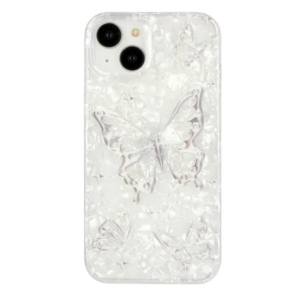 For iPhone 15 Cover Shell Texture IMD Pattern Soft TPU Phone Case