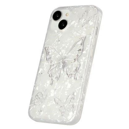 For iPhone 15 Cover Shell Texture IMD Pattern Soft TPU Phone Case