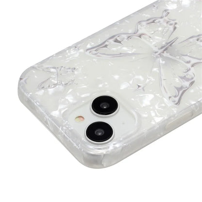 For iPhone 15 Cover Shell Texture IMD Pattern Soft TPU Phone Case
