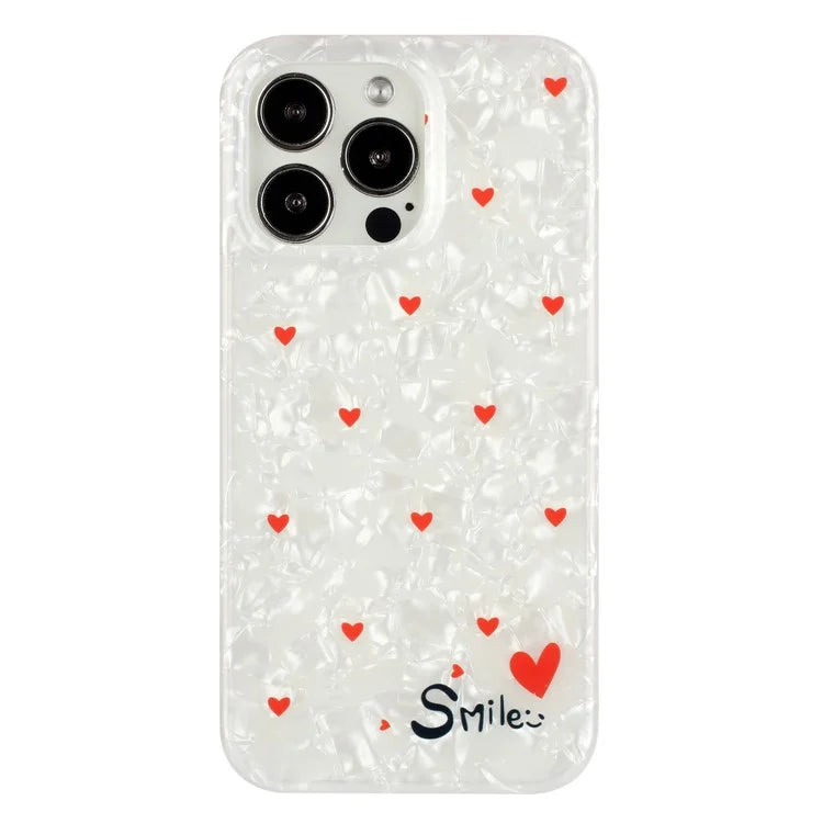 For iPhone 14 Pro Case IMD Pattern Shell Texture TPU Phone Back Cover