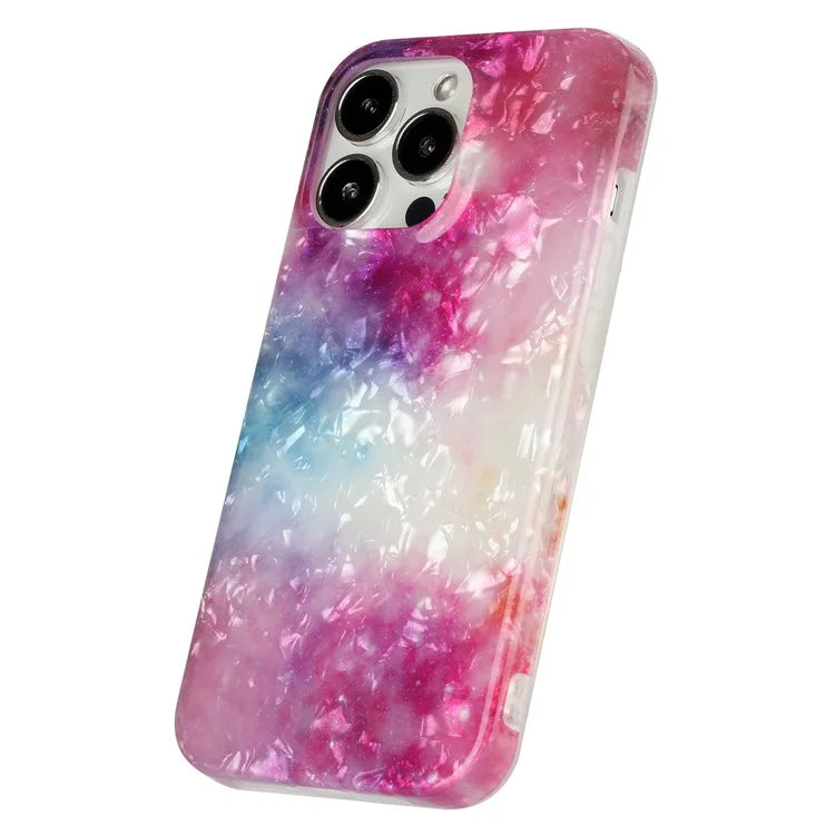 For iPhone 14 Pro Case IMD Pattern Shell Texture TPU Phone Back Cover