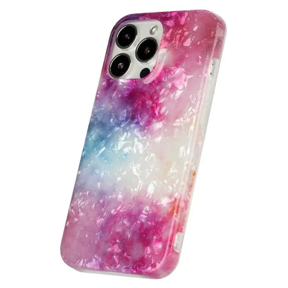 For iPhone 14 Pro Case IMD Pattern Shell Texture TPU Phone Back Cover