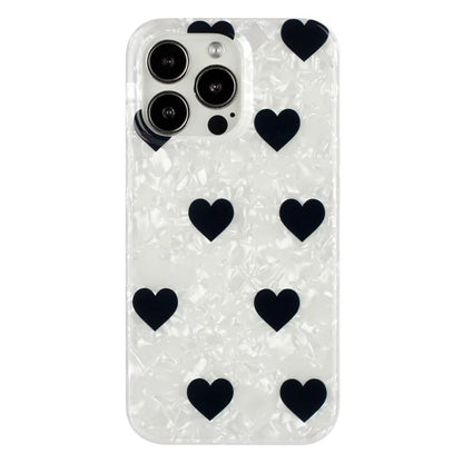 For iPhone 14 Pro Case IMD Pattern Shell Texture TPU Phone Back Cover