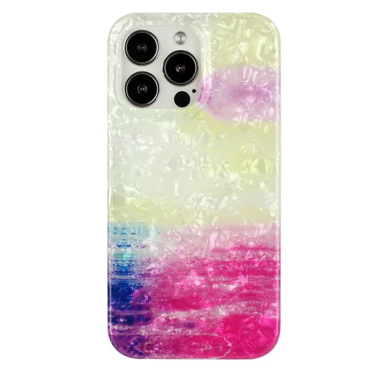 For iPhone 13 Pro Max 6.7 inch TPU Cover Shell Texture IMD Cellphone Case