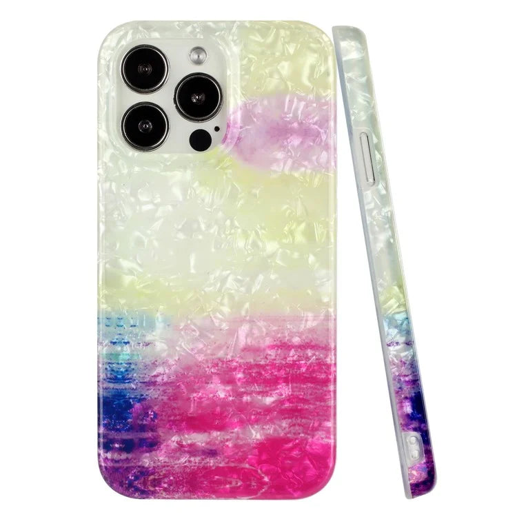 For iPhone 13 Pro Max 6.7 inch TPU Cover Shell Texture IMD Cellphone Case