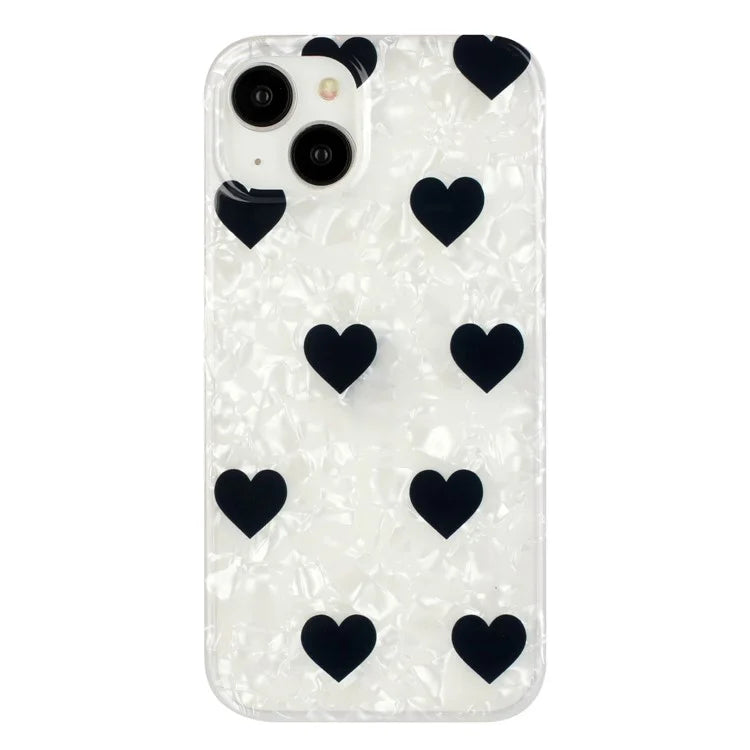 For iPhone 14 Plus TPU Case IMD Pattern Shockproof Mobile Phone Cover
