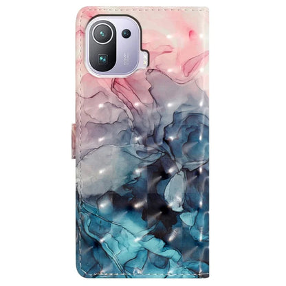 For Xiaomi Mi 11 Pro Case PU Leather Pattern Print Phone Cover with Wallet Stand