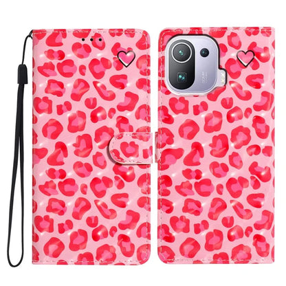 For Xiaomi Mi 11 Pro Case PU Leather Pattern Print Phone Cover with Wallet Stand