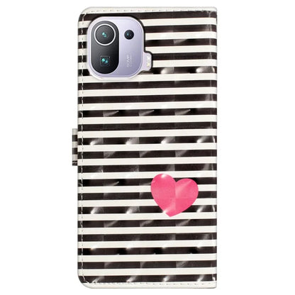 For Xiaomi Mi 11 Pro Case PU Leather Pattern Print Phone Cover with Wallet Stand