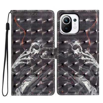 For Xiaomi 11 Lite 5G NE / Mi 11 Lite 5G / 4G Case Pattern Print PU Leather Phone Wallet Cover