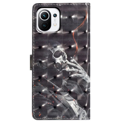 For Xiaomi 11 Lite 5G NE / Mi 11 Lite 5G / 4G Case Pattern Print PU Leather Phone Wallet Cover