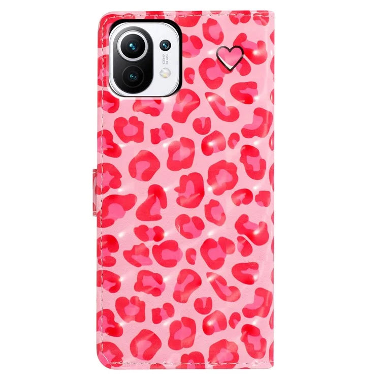 For Xiaomi 11 Lite 5G NE / Mi 11 Lite 5G / 4G Case Pattern Print PU Leather Phone Wallet Cover