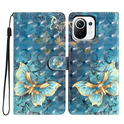 For Xiaomi 11 Lite 5G NE / Mi 11 Lite 5G / 4G Case Pattern Print PU Leather Phone Wallet Cover