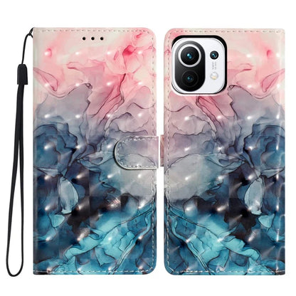 For Xiaomi 11 Lite 5G NE / Mi 11 Lite 5G / 4G Case Pattern Print PU Leather Phone Wallet Cover
